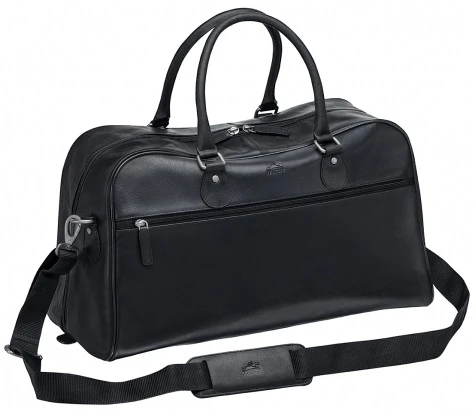 Mancini Buffalo Leather Classic Duffel Bag 1 Mancini Buffalo Leather Classic Duffel Bag
