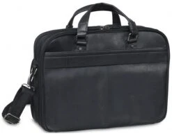 Mancini Buffalo Leather Double Compartment Expandable Laptop Briefcase -Travel Luggage mancini buffalo leather double compartment expandable laptop briefcase 77