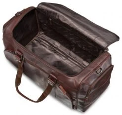 Mancini Buffalo Leather Duffel Bag -Travel Luggage mancini buffalo leather duffel bag 74