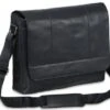 Mancini Buffalo Leather Laptop Messenger Bag