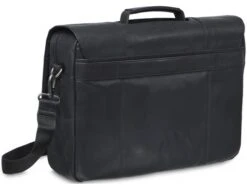 Mancini Buffalo Leather Laptop Porthole Briefcase -Travel Luggage mancini buffalo leather laptop porthole briefcase 76