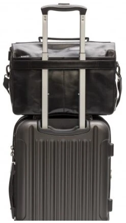 Mancini Buffalo Leather Triple Compartment Laptop Briefcase -Travel Luggage mancini buffalo leather triple compartment laptop briefcase 64