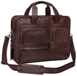 Mancini Milan Leather Double Compartment Laptop Briefcase -Travel Luggage mancini milan leather double compartment laptop briefcase 84