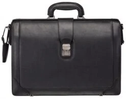 Mancini Milan Leather Litigator Laptop Briefcase