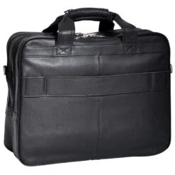 McKlein I Series Gold Coast Leather Detachable-Wheeled Laptop Case -Travel Luggage mcklein i series gold coast leather 2 in 1 removable wheeled 17 laptop case 39