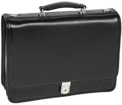 McKlein I Series River North Triple Compartment Leather Briefcase