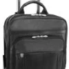 McKlein I Series Wicker Park Leather Detachable-Wheeled 3-Way Computer Backpack Brief