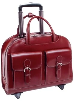 McKlein L Series Davis Wheeled Laptop Briefcase -Travel Luggage mcklein l series davis wheeled ladies laptop briefcase 79