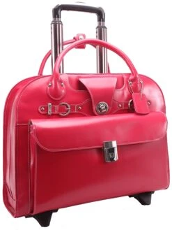 McKlein L Series Edgebrook Wheeled Laptop Briefcase -Travel Luggage mcklein l series edgebrook wheeled ladies laptop briefcase 103