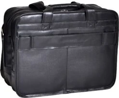 McKlein R Series Roosevelt Leather Detachable-Wheeled Laptop Case W/ Removable Sleeve -Travel Luggage mcklein r series roosevelt 17 leather detachable wheeled laptop case w removable sleeve 25