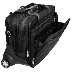 McKlein R Series Roosevelt Nylon Detachable-Wheeled Laptop Case W/ Removable Sleeve -Travel Luggage mcklein r series roosevelt 17 nylon detachable wheeled laptop case w removable sleeve 88