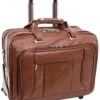 McKlein S Series West Town Leather Detachable-Wheeled Laptop Case