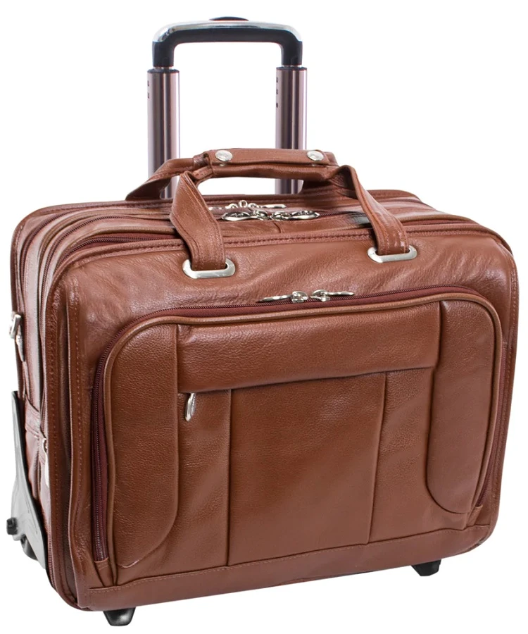 McKlein S Series West Town Leather Detachable-Wheeled Laptop Case 1 McKlein S Series West Town Leather Detachable-Wheeled Laptop Case