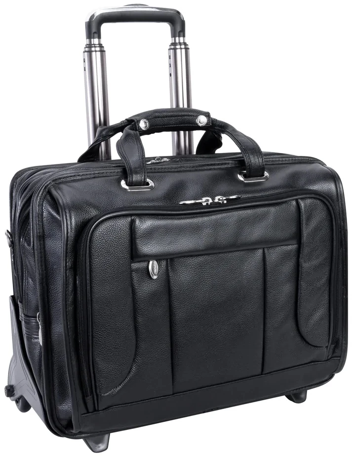 McKlein S Series West Town Leather Detachable-Wheeled Laptop Case 2 McKlein S Series West Town Leather Detachable-Wheeled Laptop Case - Image 2