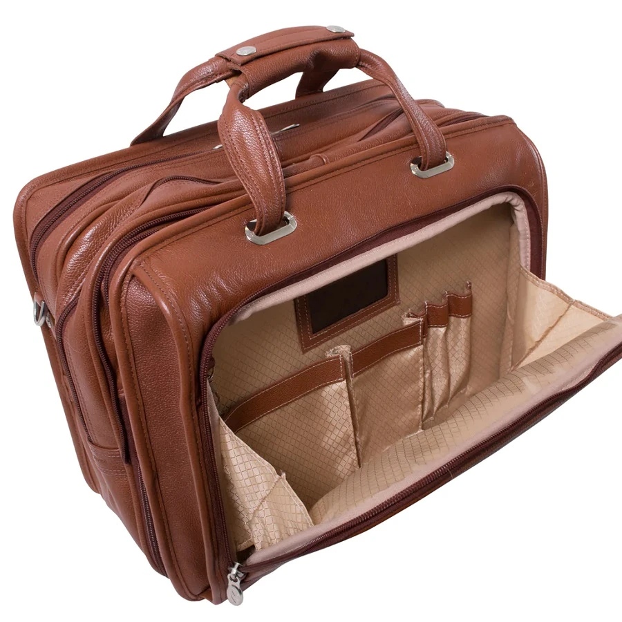 McKlein S Series West Town Leather Detachable-Wheeled Laptop Case 4 McKlein S Series West Town Leather Detachable-Wheeled Laptop Case - Image 4