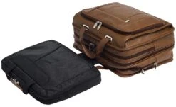 McKlein S Series River West Leather Laptop Case -Travel Luggage mcklein s series river west 15 leather fly through checkpoint friendly laptop case 37