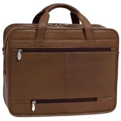 McKlein S Series River West Leather Laptop Case -Travel Luggage mcklein s series river west 15 leather fly through checkpoint friendly laptop case 38