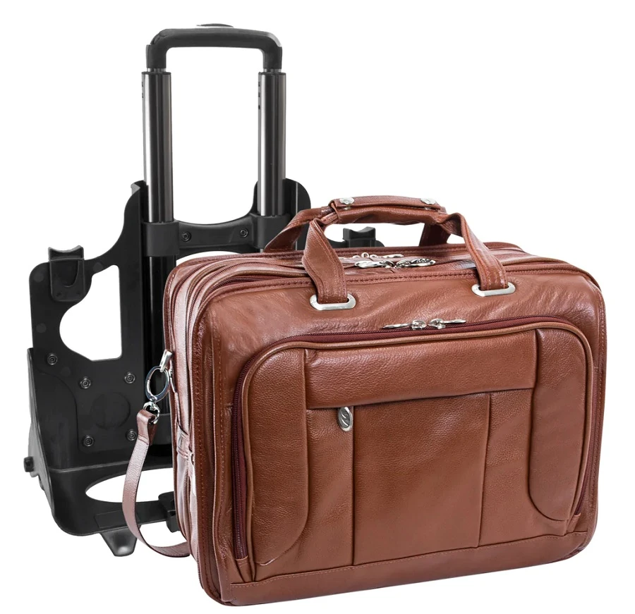 McKlein S Series West Town Leather Detachable-Wheeled Laptop Case 8 McKlein S Series West Town Leather Detachable-Wheeled Laptop Case - Image 8