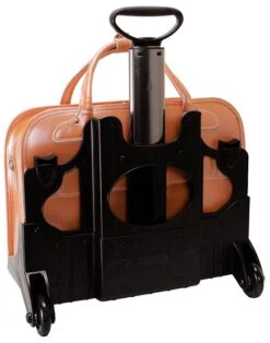 McKlein W Series Lakewood Detachable-Wheeled Briefcase -Travel Luggage mcklein w series lakewood detachable wheeled ladies briefcase 167