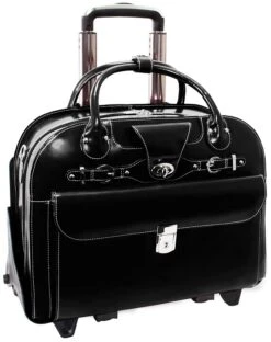 McKlein W Series Roseville Detachable-Wheeled Briefcase