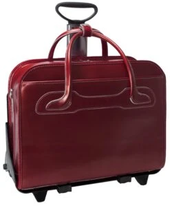 McKlein W Series Willowbrook Detachable-Wheeled Briefcase -Travel Luggage mcklein w series willowbrook detachable wheeled ladies briefcase 146