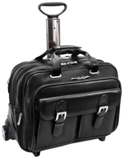 Siamod Ceresola Leather Detachable-Wheeled Laptop Case