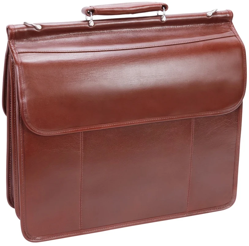 Siamod Signorini Leather Laptop Briefcase 5 Siamod Signorini Leather Laptop Briefcase - Image 5