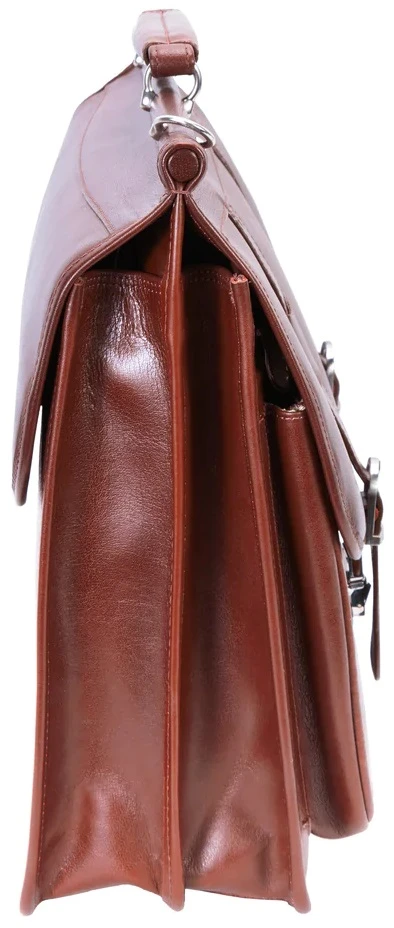 Siamod Signorini Leather Laptop Briefcase 6 Siamod Signorini Leather Laptop Briefcase - Image 6