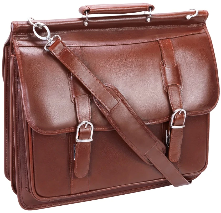 Siamod Signorini Leather Laptop Briefcase 2 Siamod Signorini Leather Laptop Briefcase - Image 2