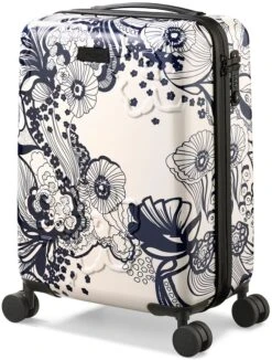 Ted Baker Luggage Magnolia Retro Floral Swirl Small Hardside Spinner